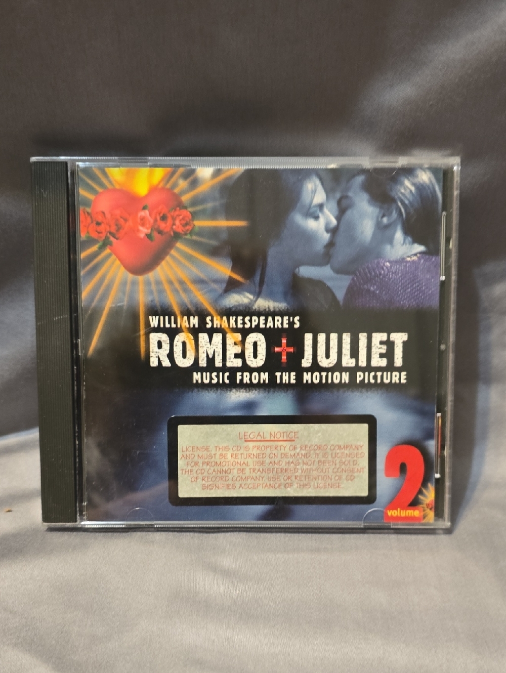 Romeo + Juliet Soundtrack CD - Black & Red Cover